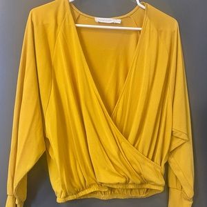 Boho Style Yellow Shirt